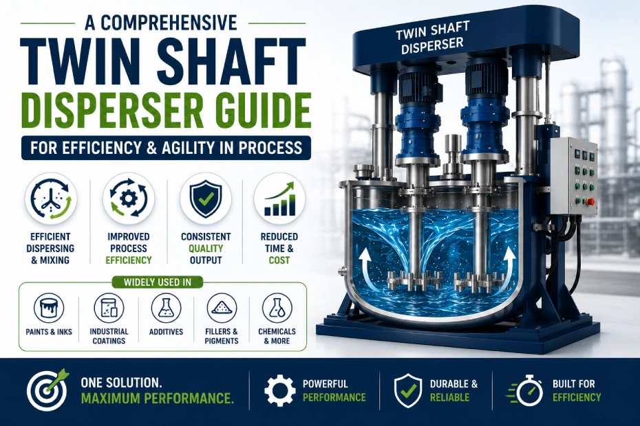 A Comprehensive Twin Shaft Disperser Guide For Efficiency & Agility in Process