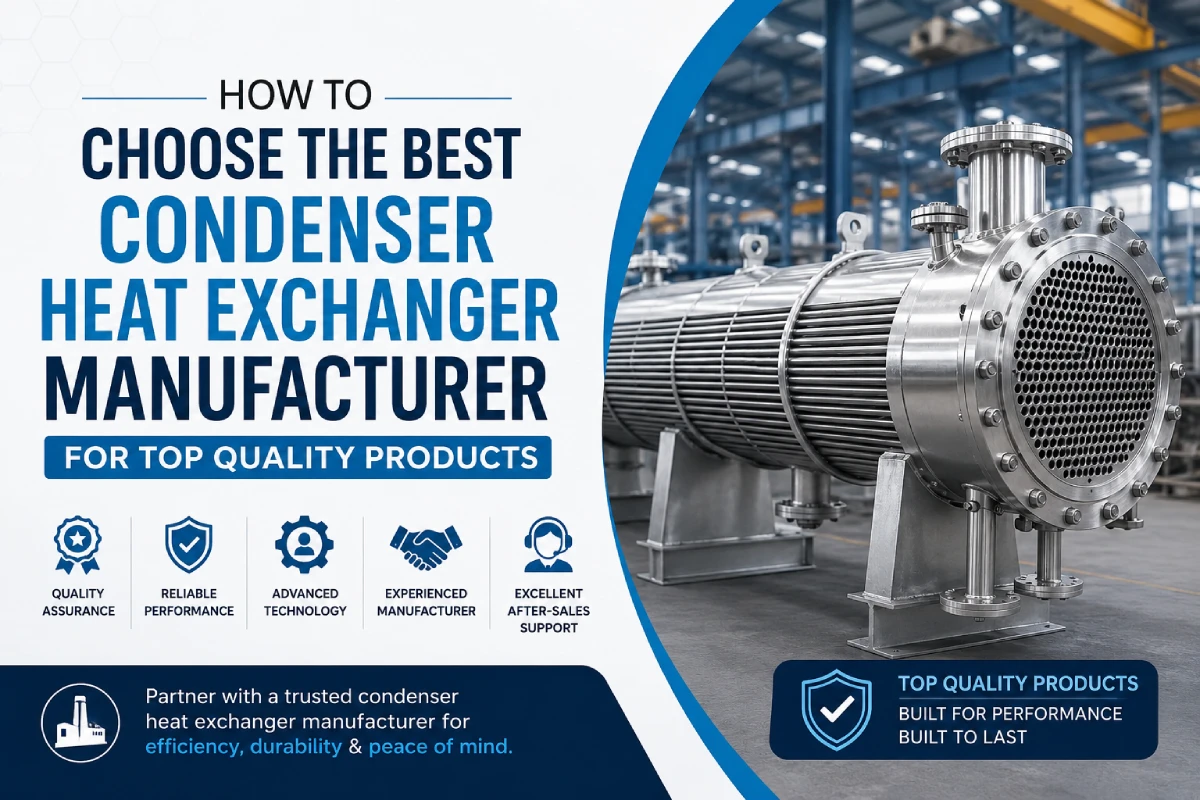 Choose the Best Condenser Heat Exchanger Manufacturer for Top Quality Products