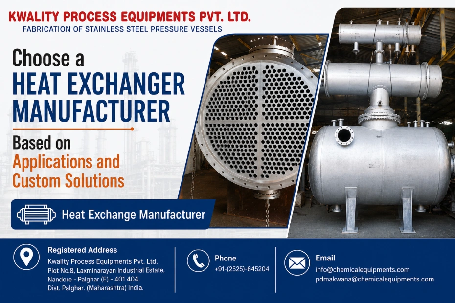 Choose a Heat Exchanger Manufacturer Based on Applications and Custom Solutions