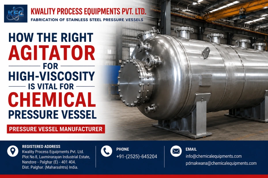 How Right Agitator for High-Viscosity IS Vital for Chemical Pressure Vessel