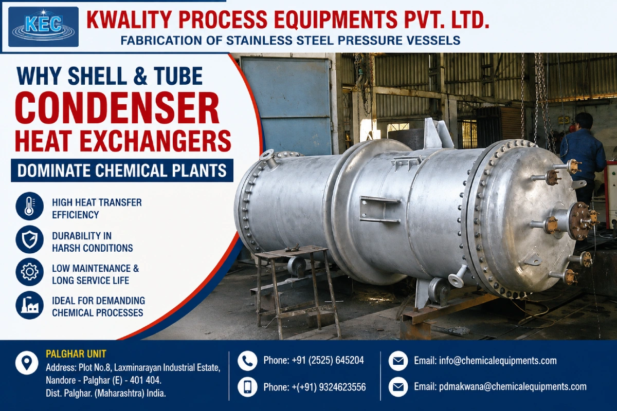 Why Shell & Tube Condenser Heat Exchangers Dominate Chemical Plants