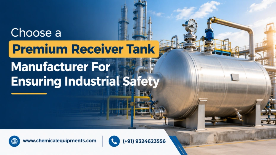 Choose a Premium Receiver Tank Manufacturer For Ensuring Industrial Safety